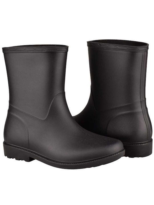 Yfantidis Damen Gummistiefel Schwarz