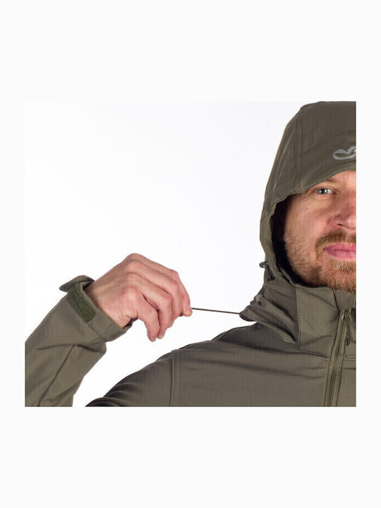Χειμωνιάτικο Μπουφάν Softshell Αδιάβροχο και Αντιανεμικό Πράσινο