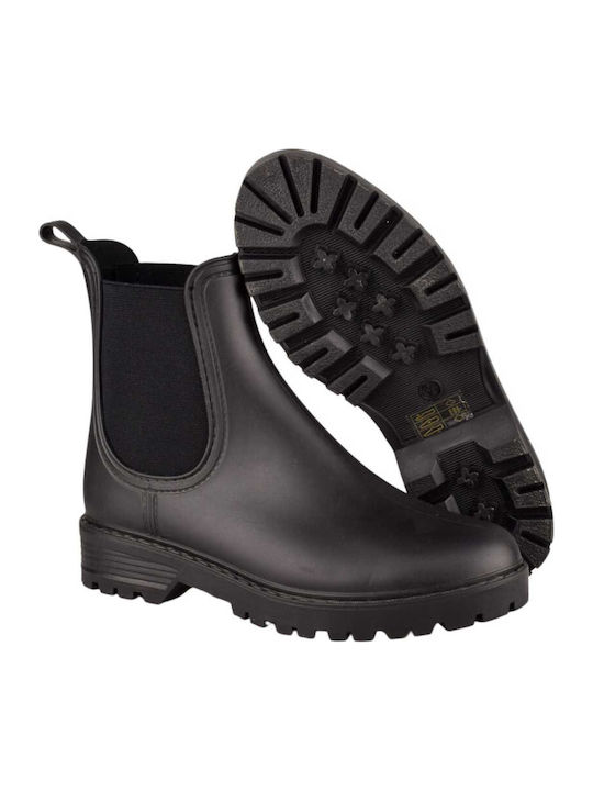 Women's Short Wellies Black