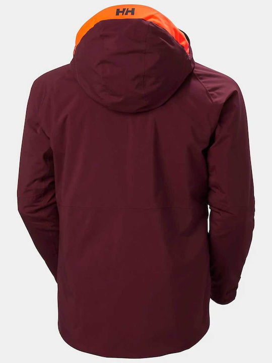 Helly Hansen Powderface 65750-658 Ανδρικό Μπουφάν για Σκι & Snowboard Κόκκινο