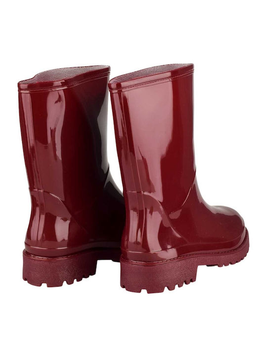 Schürzen für Catering Damen Gummistiefel Burgundisch