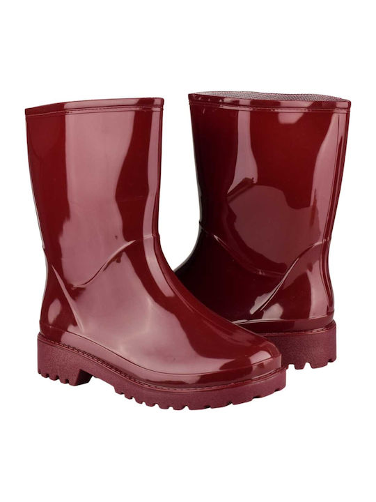 Schürzen für Catering Damen Gummistiefel Burgundisch