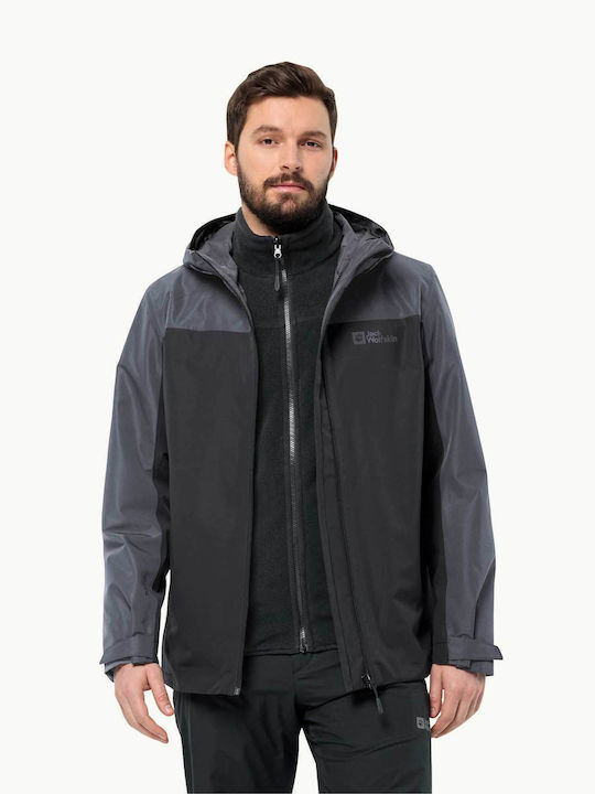Taubenberg 3 in 1 Winter Jacket Black