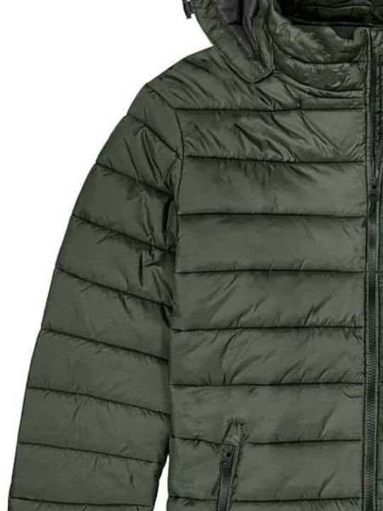 Winter Jacke Puffer Khaki
