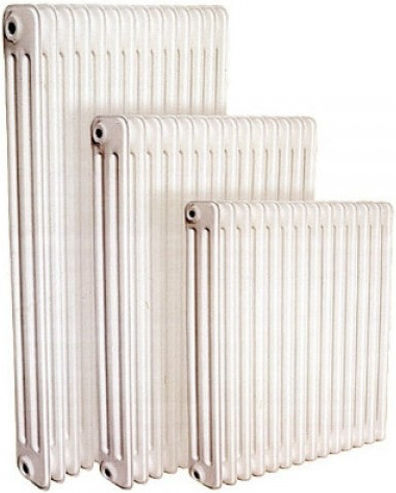 Metallourgia Attikis Classic Akan Radiator Body Two Columns II/655 12 Slices 840kcal/h White