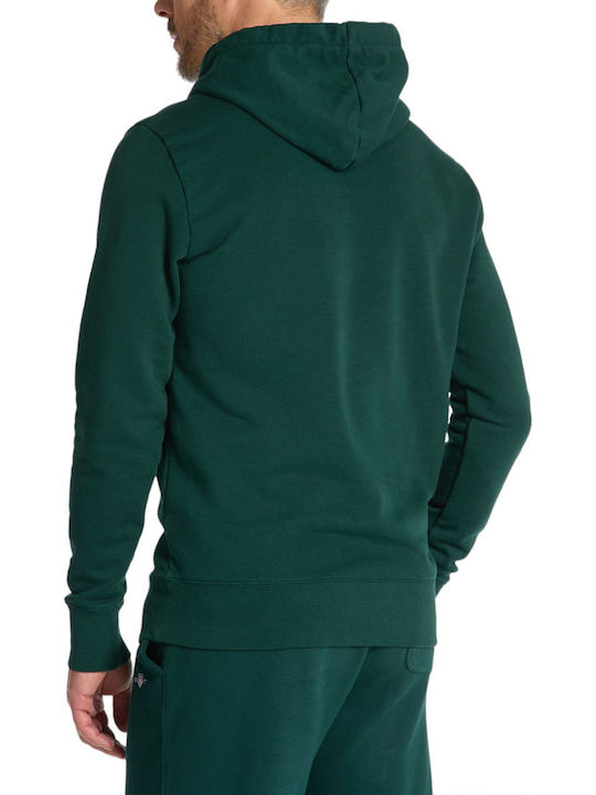 Gant Men's Sweatshirt with Hood Green