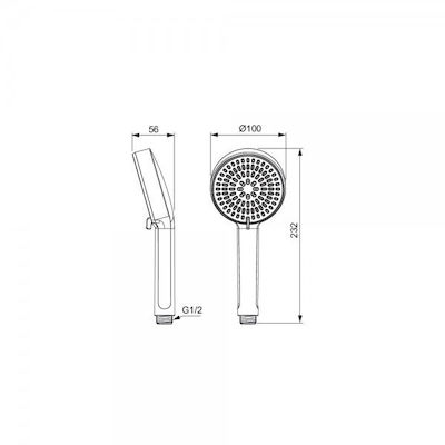 Ideal Standard Idealrain Handbrause