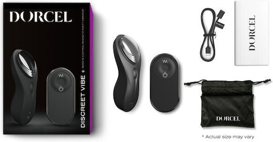 Dorcel Mini Δονητής για Ζευγάρια με Απομακρυσμένο Έλεγχο 9.3cm Μαύρος