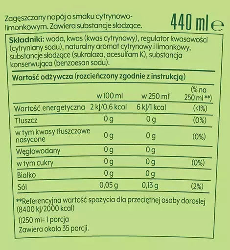 7UP Free Γκαζόζα Συμπυκνωμένη Χωρίς Ανθρακικό σε Μπουκάλι 440ml