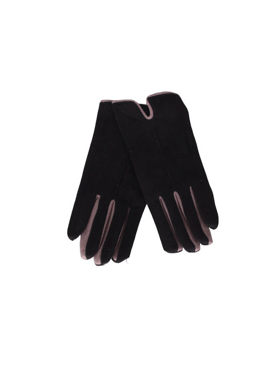 Gk.fashion Women's Woolen Touch Gloves Black