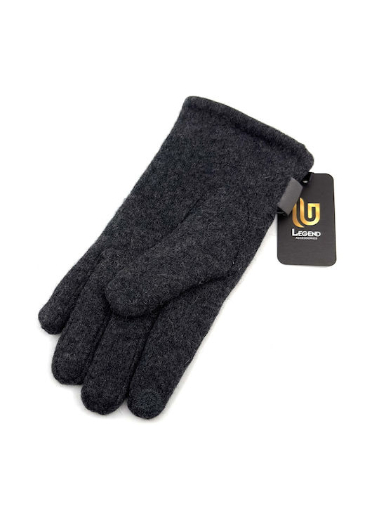 Gray Wolle Handschuhe Berührung