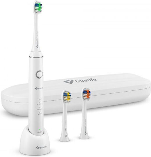 TrueLife SonicBrush Compact Ηλεκτρική Οδοντόβουρτσα με Χρονομετρητή και Θήκη Ταξιδίου Λευκή