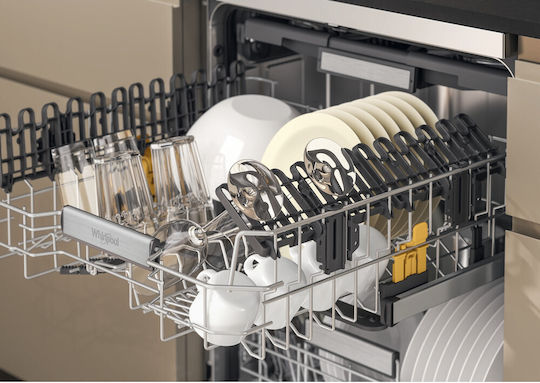 Whirlpool Ελεύθερο Πλυντήριο Πιάτων για 15 Σερβίτσια PowerClean Pro Π60xY85εκ. Inox