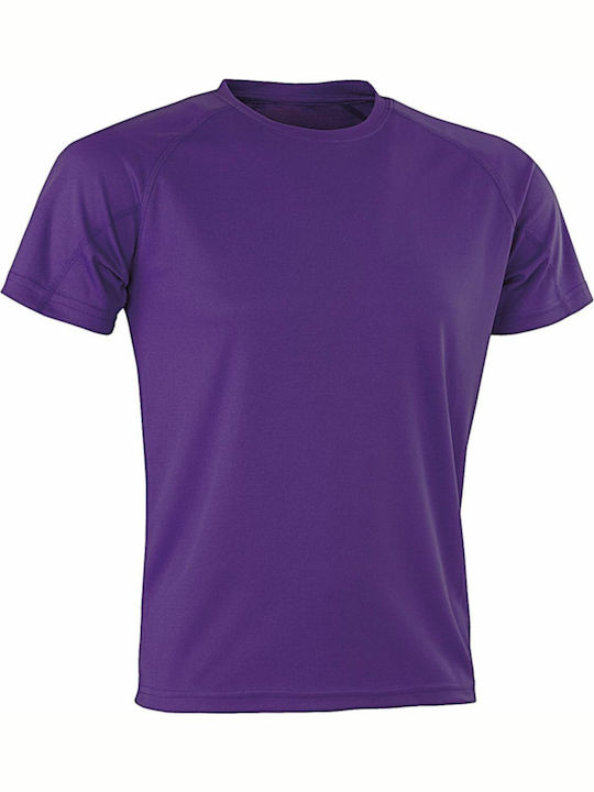 Result Aircool Women's Short Sleeve Promotional T-Shirt Purple