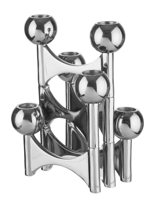 Butlers Crăciun Suport pentru lumânare Argintiu 51cm.