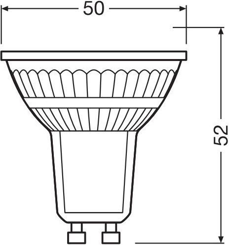 Osram LED Bulb 6.9W for Socket GU10 and Shape PAR16 Natural White 620lm