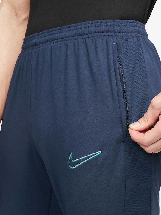 Academy Football Sweatpants Dri-Fit Glossy with Elastic Blue