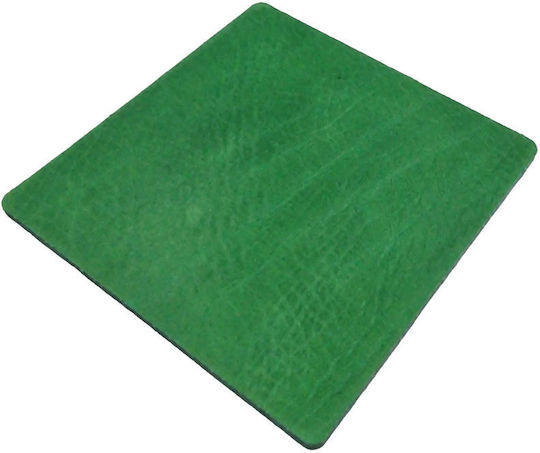 ByLeather Round PU Green Coasters 9cm 4pcs