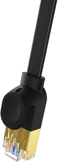 Baseus Flat Cat.7 10Gbps Network Cable Ethernet 0.5m Black