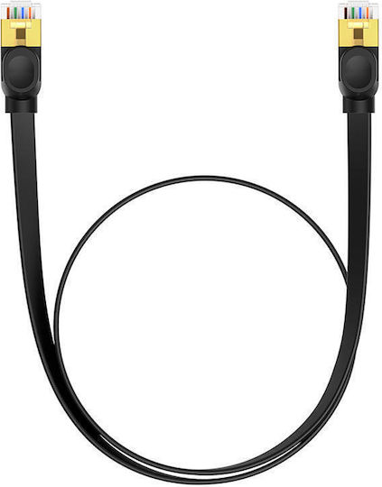 Baseus Flat Cat.7 10Gbps Network Cable Ethernet 0.5m Black