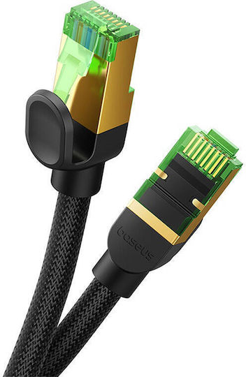 Baseus Директно Свързване На Мед Кат.8 (40Gbps) Мрежов Кабел Ethernet 2м Черен