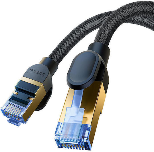 Baseus Cupru de atașare directă Cat.7 Cablu de rețea Ethernet 3m Negru 1buc