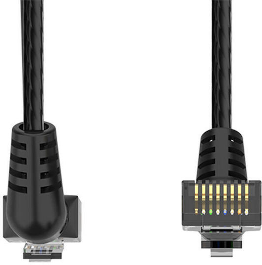 Vention Direct Attach Copper Cat.6 (Gigabit) Καλώδιο Δικτύου Ethernet 1m Μαύρο