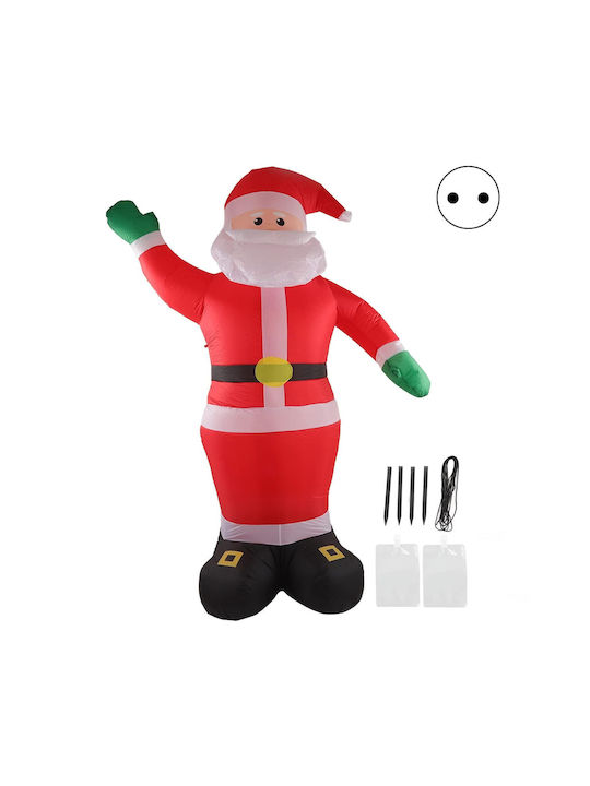 Inflatable Illuminated Santa Claus Red Saint