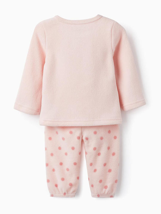 Zippy Kids Pyjamas Winter Fleece Pink