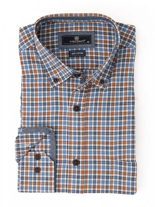 Visconti Cotton Shirt Light Blue