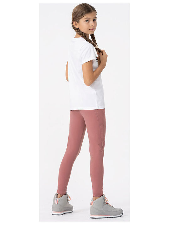 Kinder Leggings Sport Lang Rosa