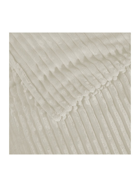 Das Home 1353 Decke Fleece Einzeln 160x220cm Ecru