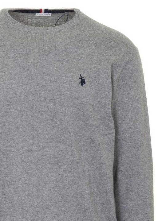 U.S. Polo Assn. Men's Long Sleeve Sweater Gray