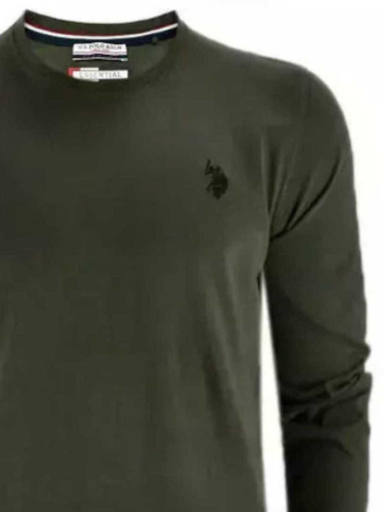 U.S. Polo Assn. Bluza Bărbătească cu Mânecă Lungă Kaki