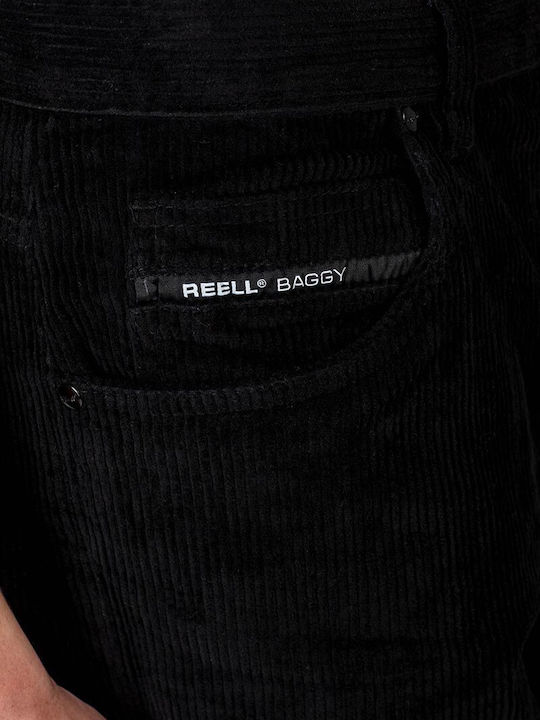 Παντελόνι Ελαστικό σε Baggy Γραμμή Μαύρο