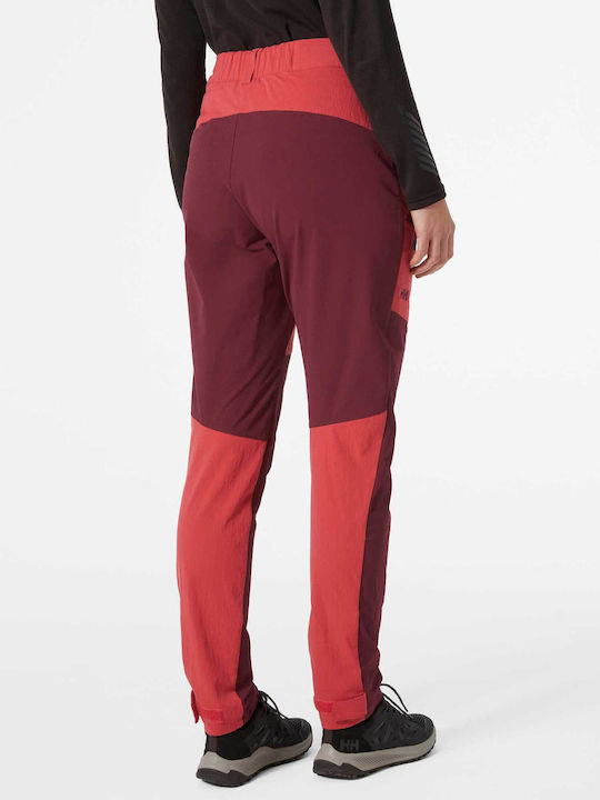 Helly Hansen Tur Femei Lung Pantaloni de drumeție Roșu