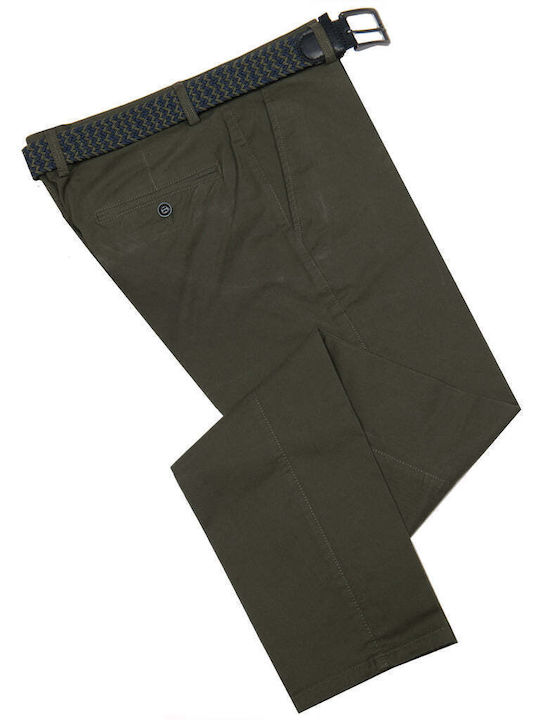 Mygolf Men's Chino Trousers Khaki