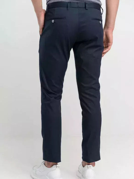 Men's Trousers Chinos Slim Fit Blue