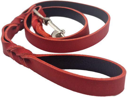 ByLeather Λουρί/Οδηγός Σκύλου Δερμάτινο σε Μαύρο χρώμα