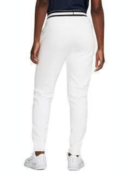 Nike Dri-Fit Nikecourt Παντελόνι Γυναικείας Φόρμας Λευκό