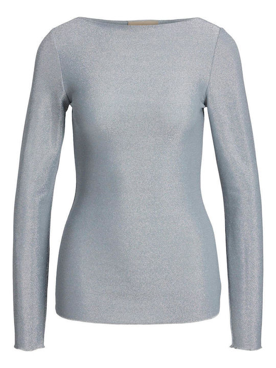 Γυναικεία Μπλούζα Μακρυμάνικη Lightgray