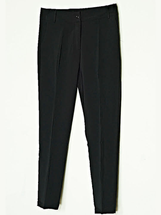 Cuca Femei Satin Pantaloni Negru