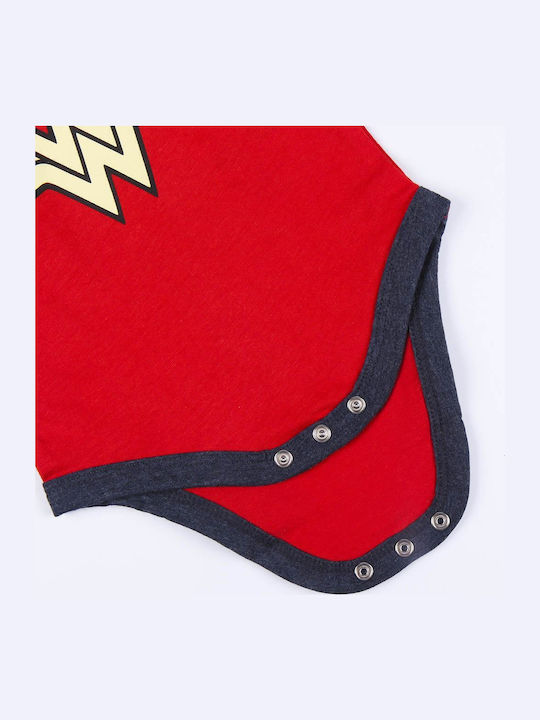 Cerda Wonder Woman Baby-Strampler mit Rock Rot 5 Stück