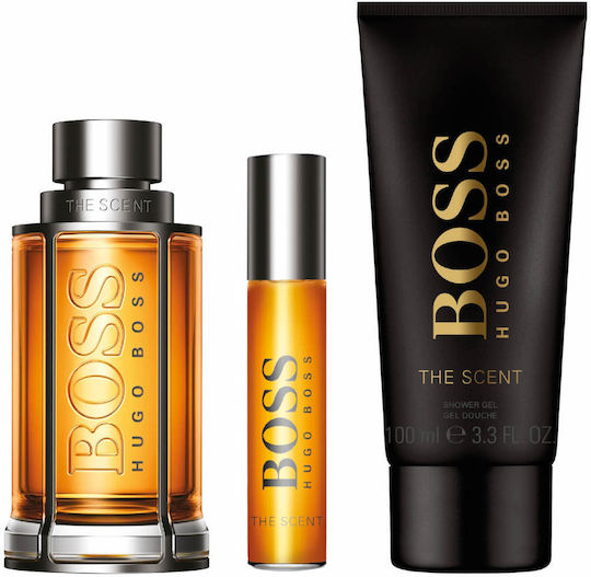 Boss The Scent Christmas 2023 Men's Set with Eau de Parfum and Mini Perfume 3pcs