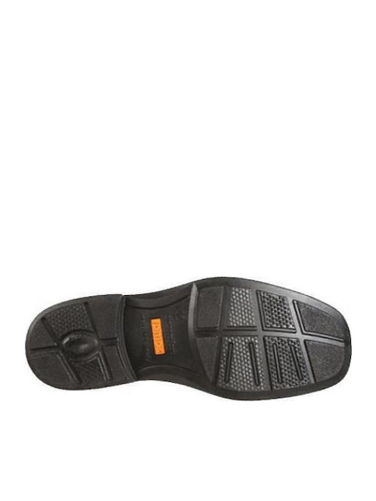 Leder Herren Freizeitschuhe Anatomisch Schwarz