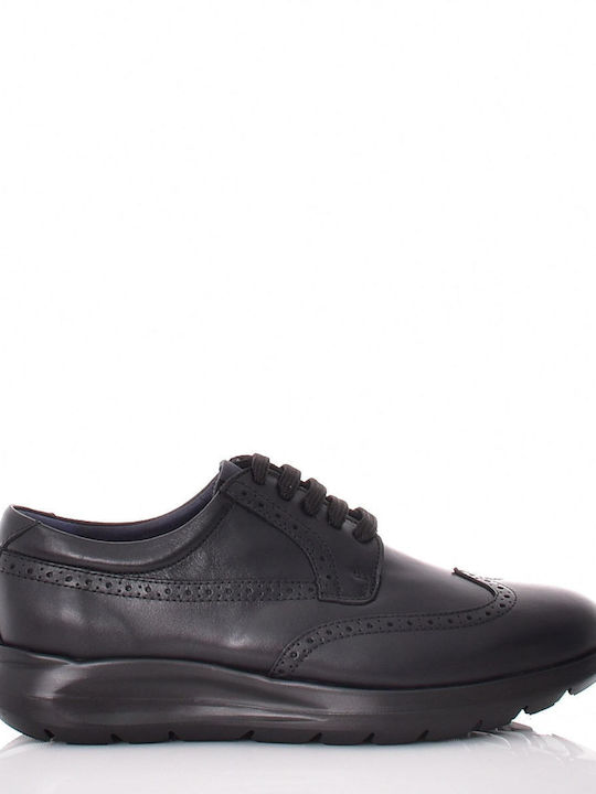 Callaghan Men's Leather Casual Shoes Black