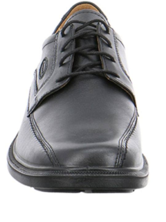Leder Herren Freizeitschuhe Anatomisch Schwarz