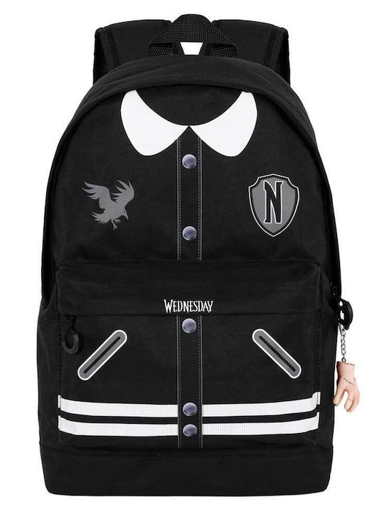 Karactermania Schulranzen Rucksack Junior High-High School in Schwarz Farbe