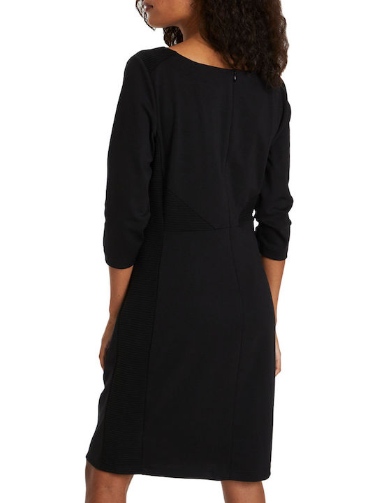 Kaffe Kleid Ganztägig Schwarz