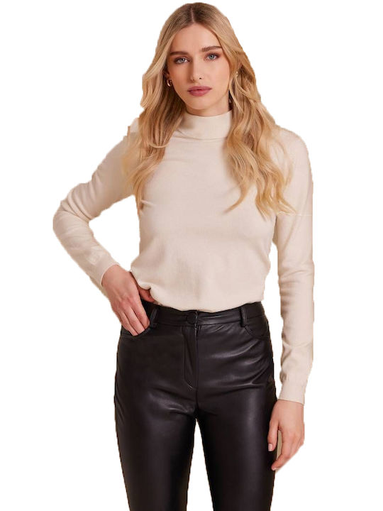 Mind Matter Women's Leather Trousers Black